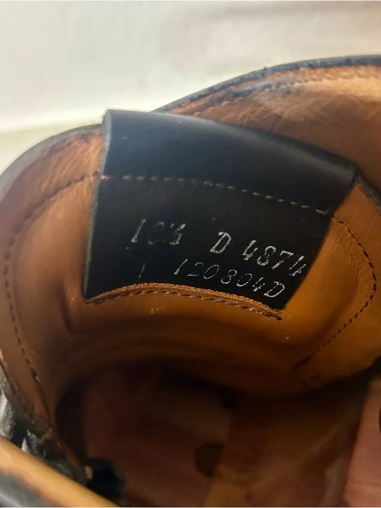 Allen Edmonds Chapman Men's Black Leather Lace-Up Combat Boot 10.5 - Picture 3 of 8